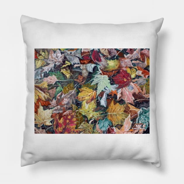 'AUTUMN DEBRIS' Pillow by jerrykirk