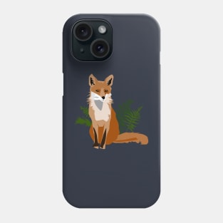 Fox and fern Phone Case