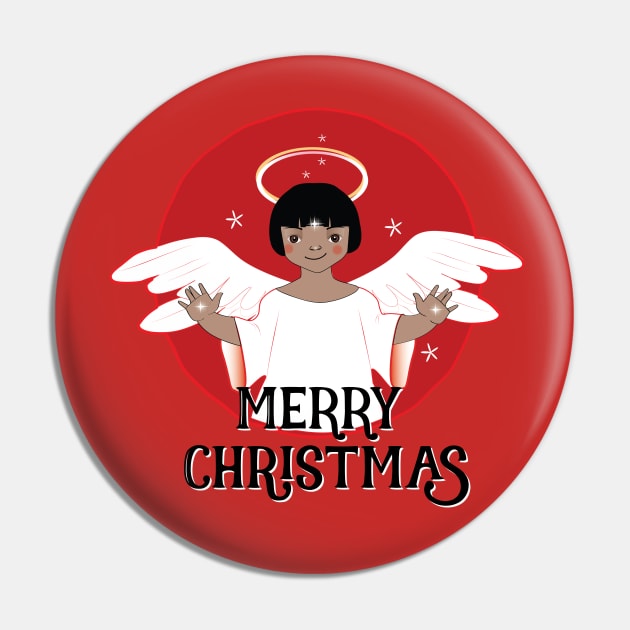 Merry Christmas Angel Pin by emma17