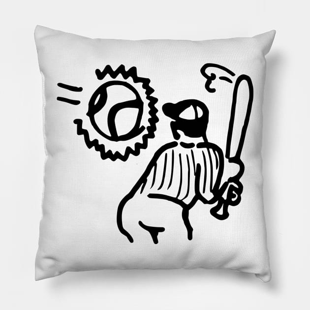 Baseball Pillow by scdesigns