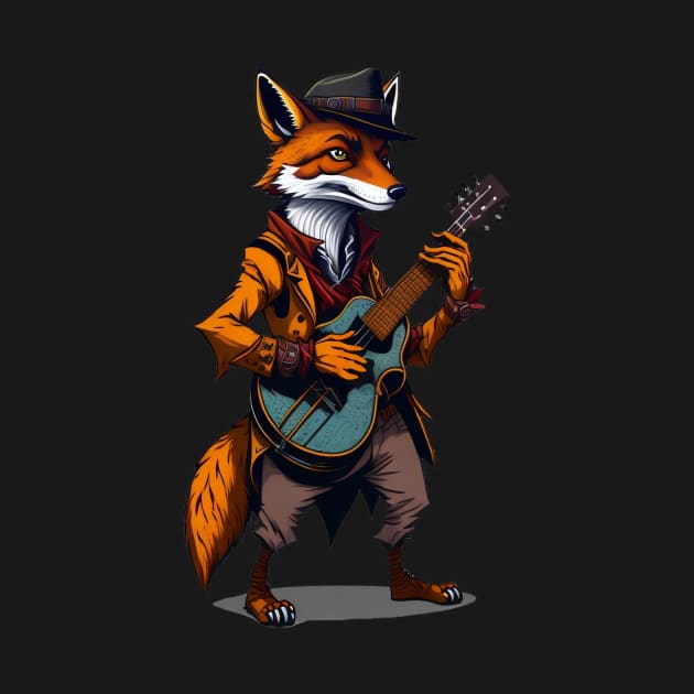 Mandolin Fox by SergioCoelho_Arts