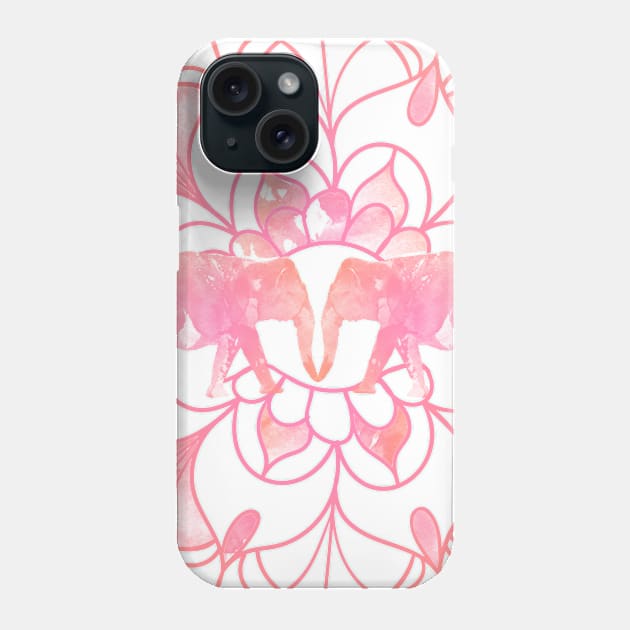 elephants Phone Case by ruifaria