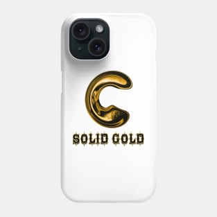 24 carat Solid Gold Millionaire Sacred Geometry 3D Phone Case