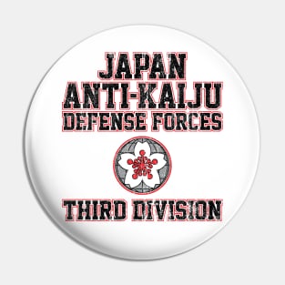 Japan Anti-Kaiju Defense Forces Third Division (Variant) Pin