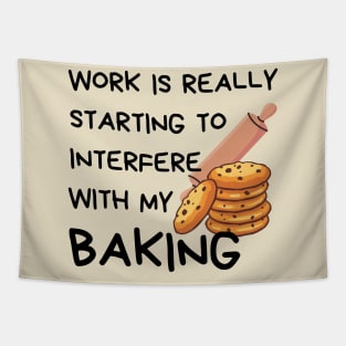 Funny Baking Quote Tapestry