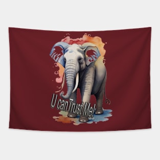 ELEPHANT U CAN TRUST ME! Tapestry