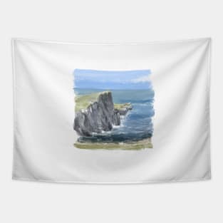 Neist Point Lighthouse on the Isle of Skye Art Tapestry