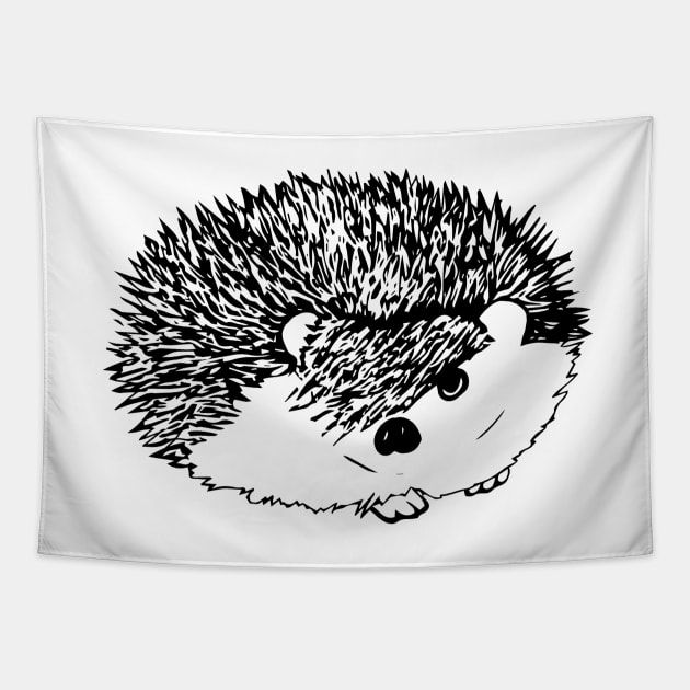 Emo Hedgehog Tapestry by euglenii