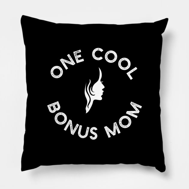 Cool Bonus Mom T-Shirt Pillow by islander