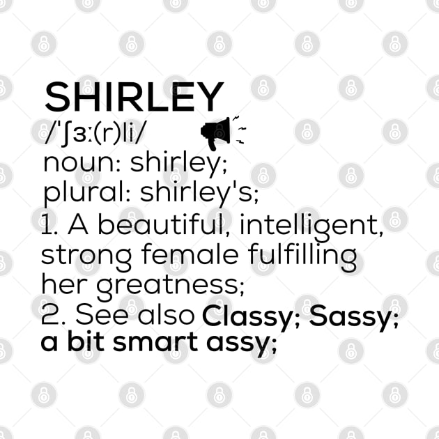 Shirley Name Definition Shirley Female Name by TeeLogic