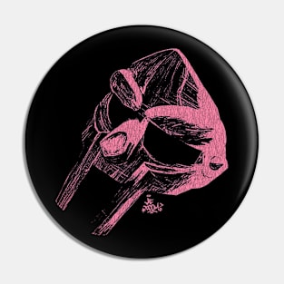 MF Doom Mask Pink Pin