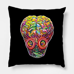 The Metaluna Mutant (Colorful Design) Pillow