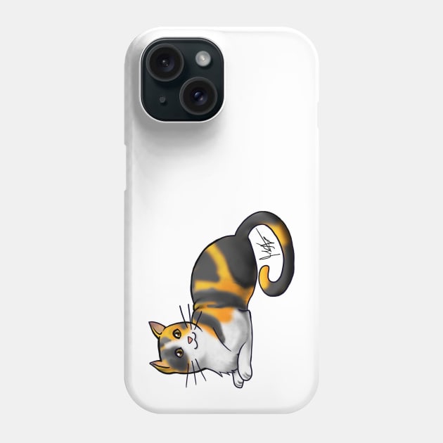 Cat - American Shorthair - Calico Phone Case by Jen's Dogs Custom Gifts and Designs