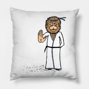 Kung Fu Monkey Pillow