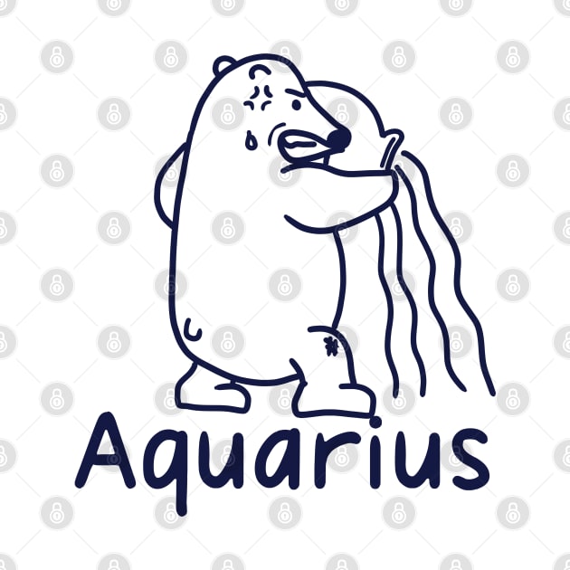 Aquarius Bear Cute 1 by Eyanosa