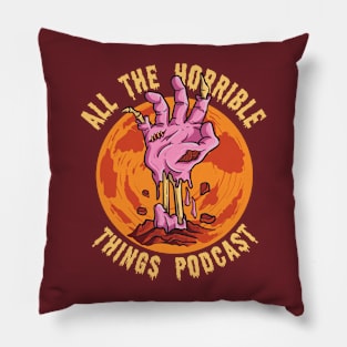 All the Horrible Things! Podcast Pillow