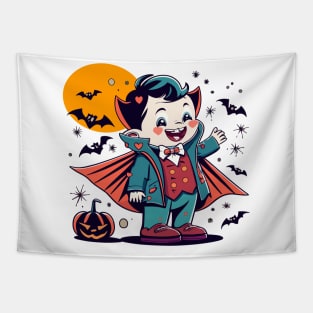 "Cute Baby Vampire Boy" design Tapestry