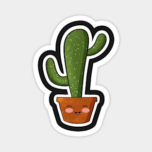 Kawaii cute cactus sticker Magnet