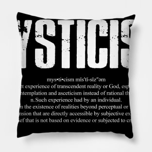 Mysticism Dictionary Word Definition Pillow