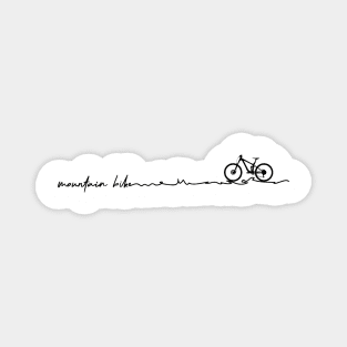 mountain bike cycling downhill cyclist mountain biker gift Magnet