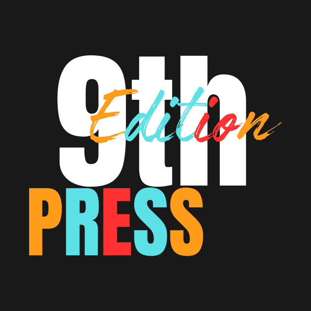 9th edition press colourful by Bestworker