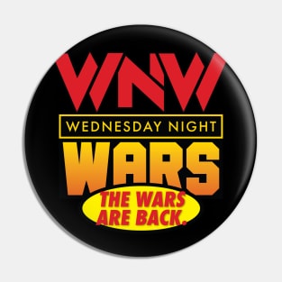 Wrestling Wednesday Night Wars (Wrasslin' Design) Pin