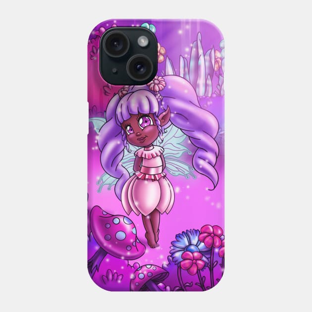 Cute African American Fairy Phone Case by treasured-gift