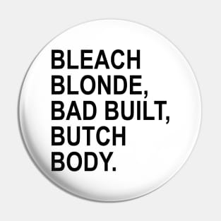 bleach blonde bad built butch body - jasmine crockett Pin