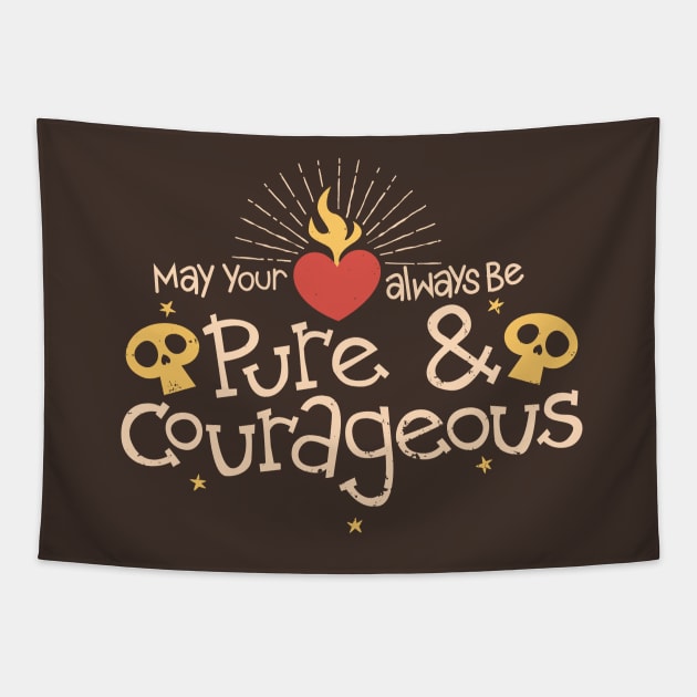 Pure and Courageous Tapestry by WhoElseElliott