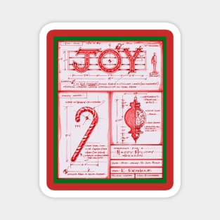 A design for Christmas Joy Magnet