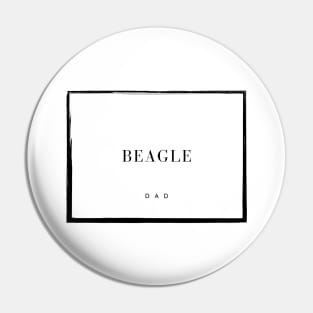 Beagle Dad Pin