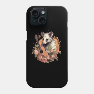 possum play guitar Phone Case