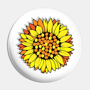 Sunflower Pin