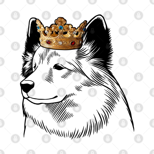 Icelandic Sheepdog King Queen Wearing Crown by millersye