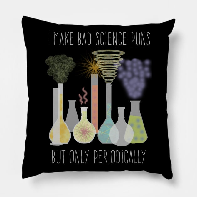 Science Pun Pillow by ahadden