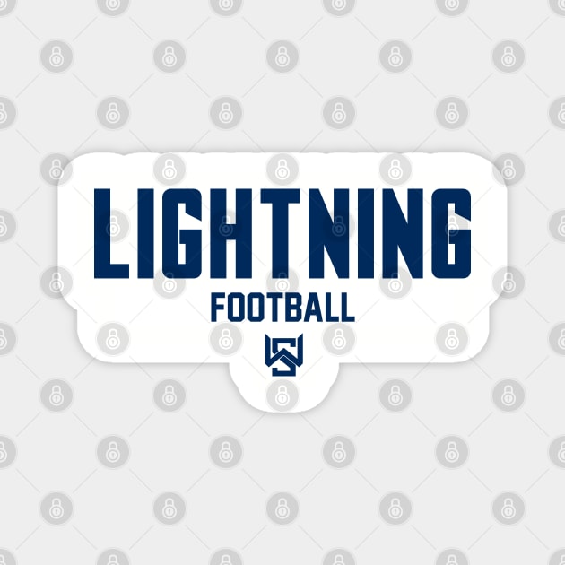 West Side Lightning Football Magnet by twothree