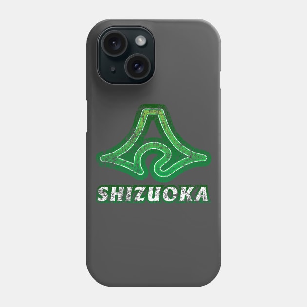 Shizuoka Prefecture Japanese Symbols Distressed Phone Case by PsychicCat