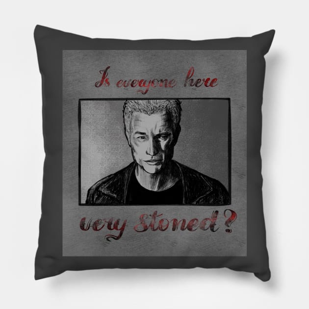 Is everyone here very stoned? Pillow by BastetLand