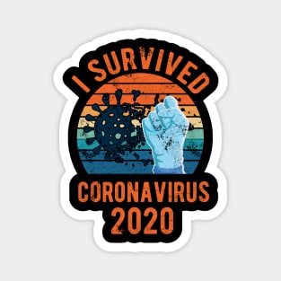 Coronavirus I Survived Coronavirus Magnet