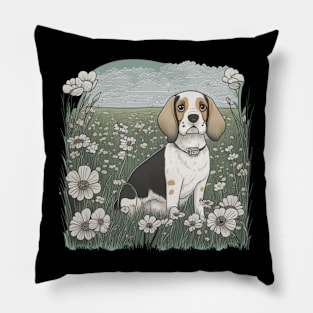 Beagle Bliss - Nose for Adventure Pillow