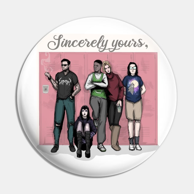 Contemporary Breakfast Club Pin by LVBart