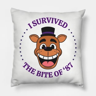 FNAF - Five Nights at Freddy's - the bite of '87 Pillow