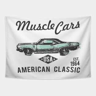 vintage car american classic Tapestry