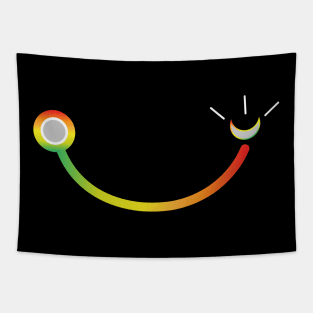 Smile with Wink Tapestry