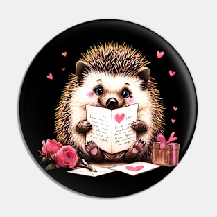 Hedgehog love Pin