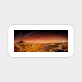 Artwork of Mars surface panoroma (R360/0049) Magnet