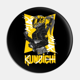 Kunoichi - female ninja Pin