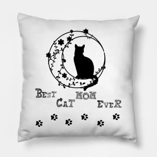 Best cat mom ever Pillow