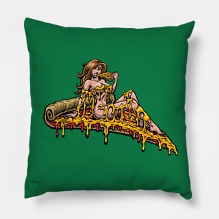 Pizza Girl Pillow