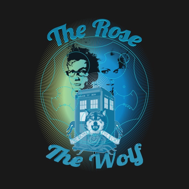 THE ROSE & THE WOLF by KARMADESIGNER T-SHIRT SHOP